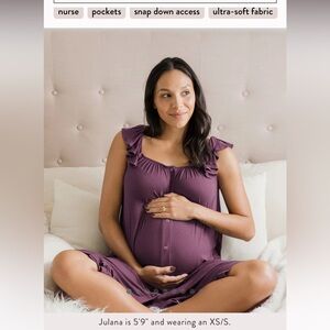 Kindred Bravely Maternity Night Gown Labor and Delivery